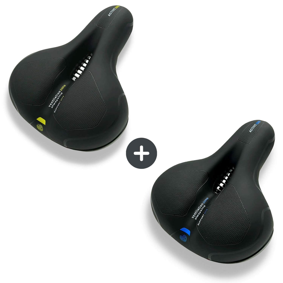 Ergonomic Bicycle Seat with Memory Foam and Vibration-Dampening Gel