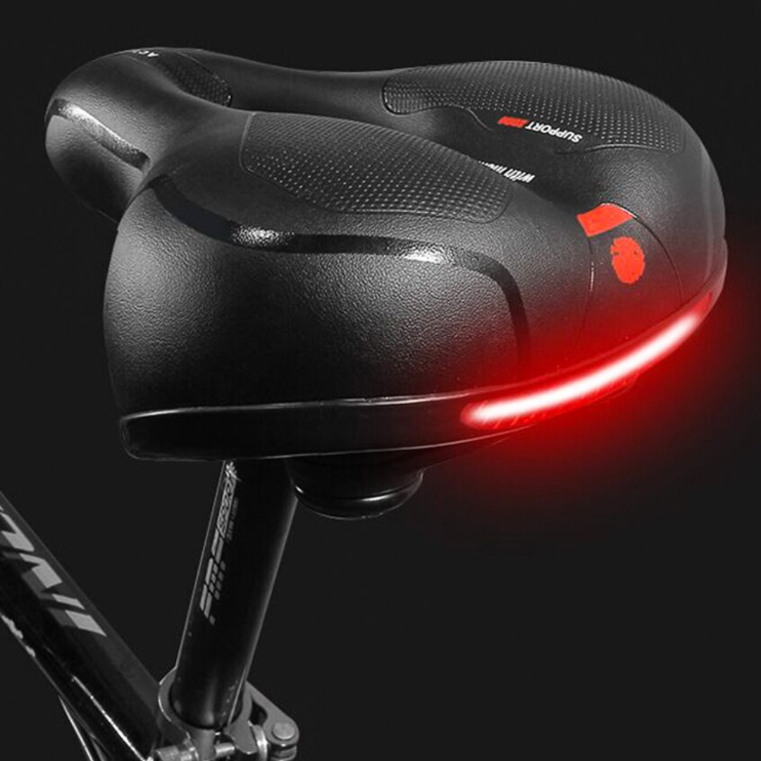 Ergonomic Bike Saddle with Memory Foam and Dual Suspension