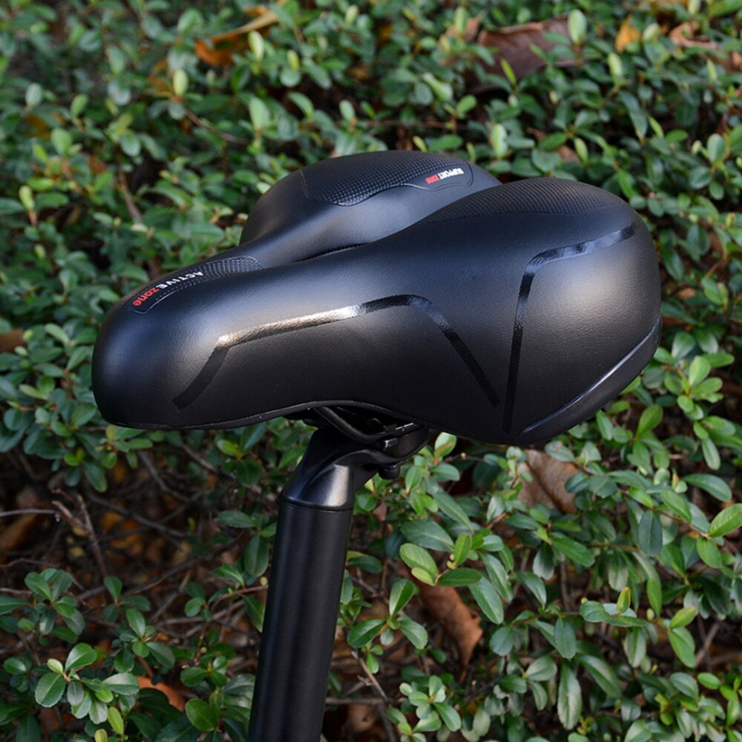 Ergonomic Bike Saddle with Memory Foam and Dual Suspension