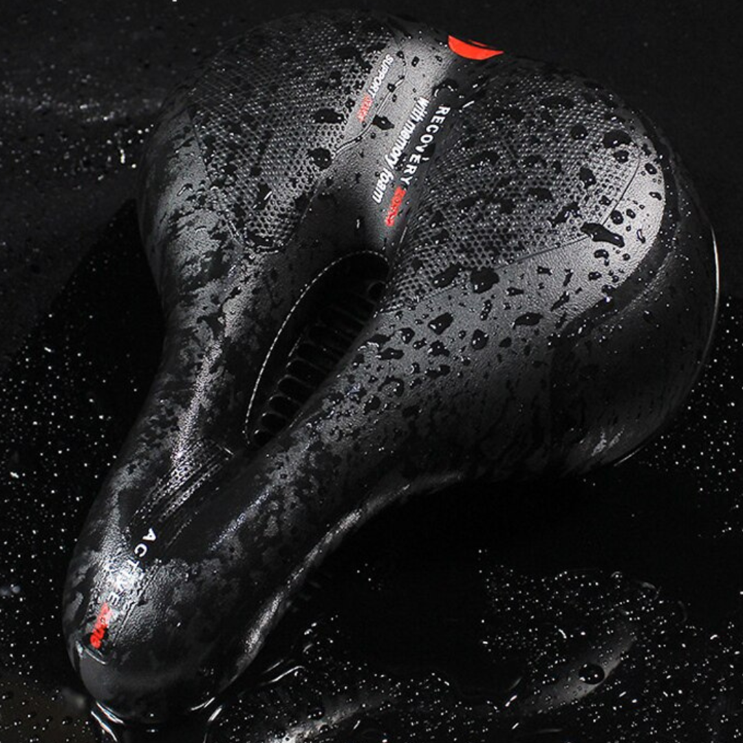 Ergonomic Bike Saddle with Memory Foam and Dual Suspension