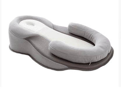 Ergonomic Infant Positioning Pillow with 100% Cotton Cover and Adjustable Safety Strap