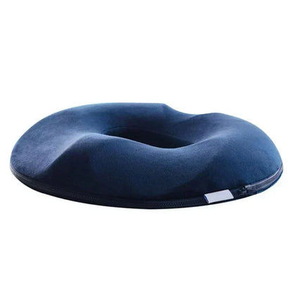 Ergonomic Memory Foam Seat Cushion with Breathable Removable Cover