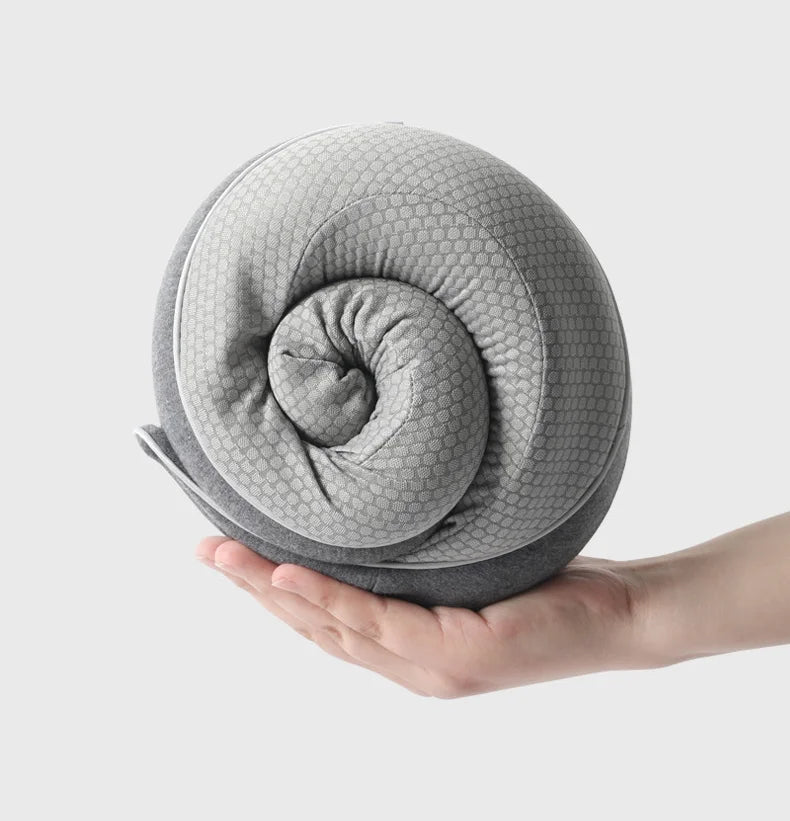 Ergonomic Memory Foam Travel Pillow with 360° Neck Support