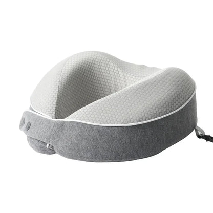 Ergonomic Memory Foam Travel Pillow with 360° Neck Support