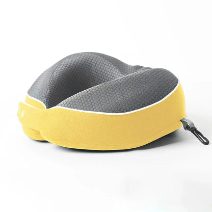 Ergonomic Memory Foam Travel Pillow with 360° Neck Support