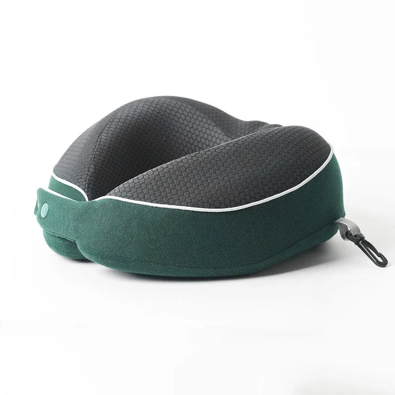 Ergonomic Memory Foam Travel Pillow with 360° Neck Support