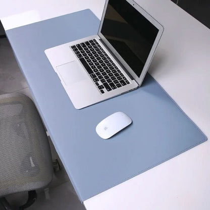 Ergonomic PU Leather Desk Mat with Non-Slip Surface for Office