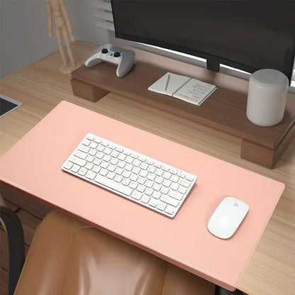 Ergonomic PU Leather Desk Mat with Non-Slip Surface for Office