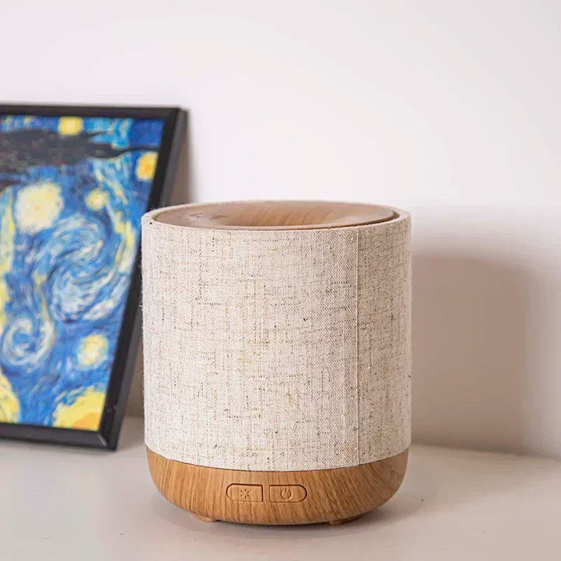 Fabric Aromatherapy Diffuser with Lighting and Humidification