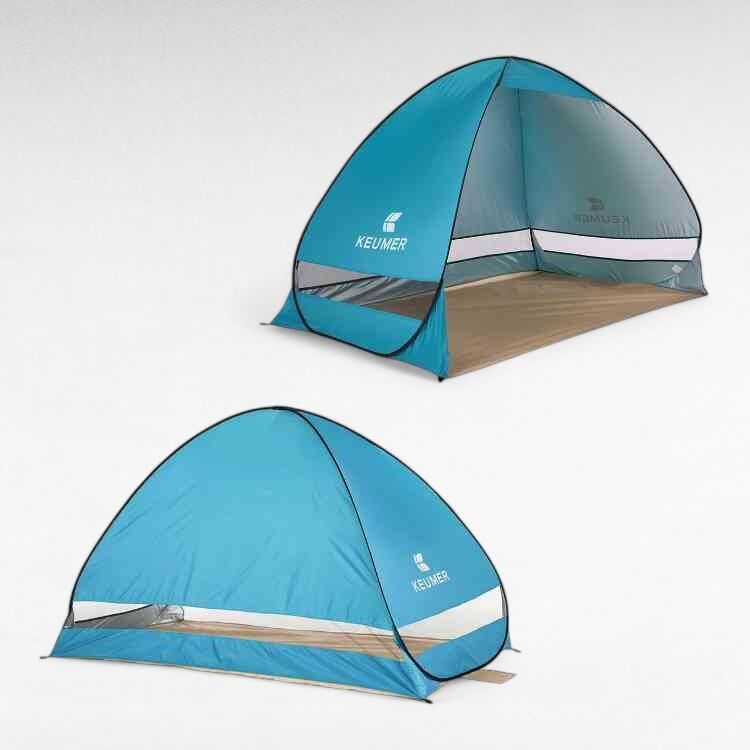 Family Pop-Up Beach Tent with UV Protection and Sand Anchoring