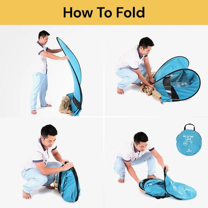 Family Pop-Up Beach Tent with UV Protection and Sand Anchoring
