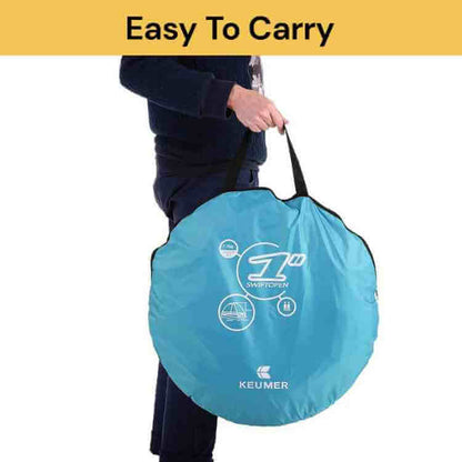 Family Pop-Up Beach Tent with UV Protection and Sand Anchoring