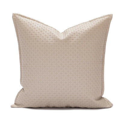 Faux Leather Cushion Cover with Textured Design for Modern Living Rooms
