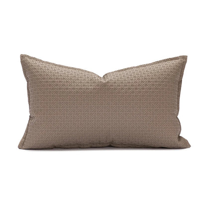 Faux Leather Cushion Cover with Textured Design for Modern Living Rooms