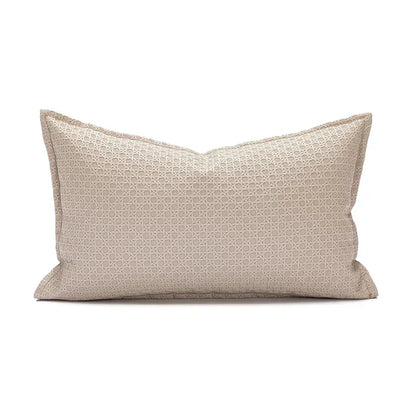 Faux Leather Cushion Cover with Textured Design for Modern Living Rooms