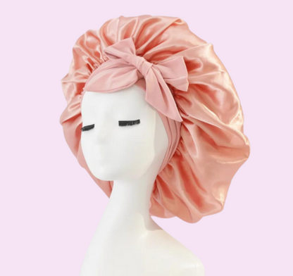 Fitted Nightcap for Hair Protection and Frizz Reduction