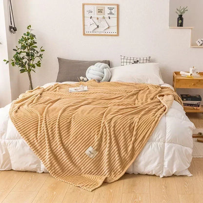Flannel Throw Blanket for Warmth and Cosy Comfort