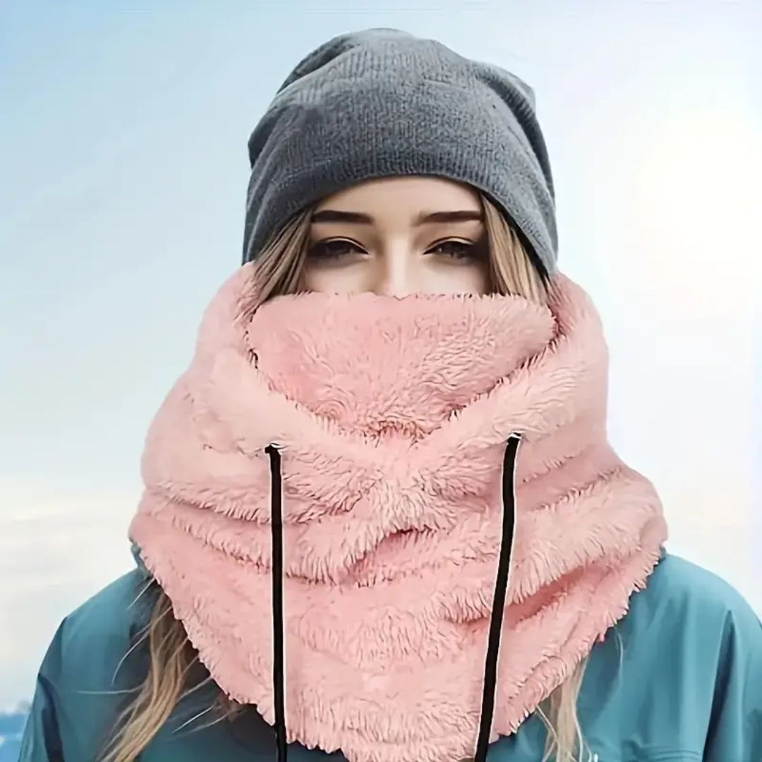Fleece Balaclava Hood for Winter Hiking Cycling and Skiing