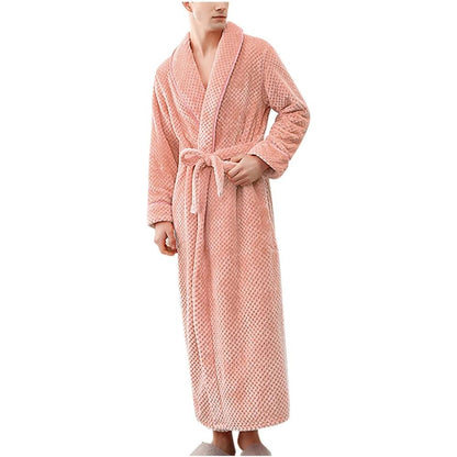 Fleece Bathrobe with Soft, Breathable Comfort and Deep Pockets