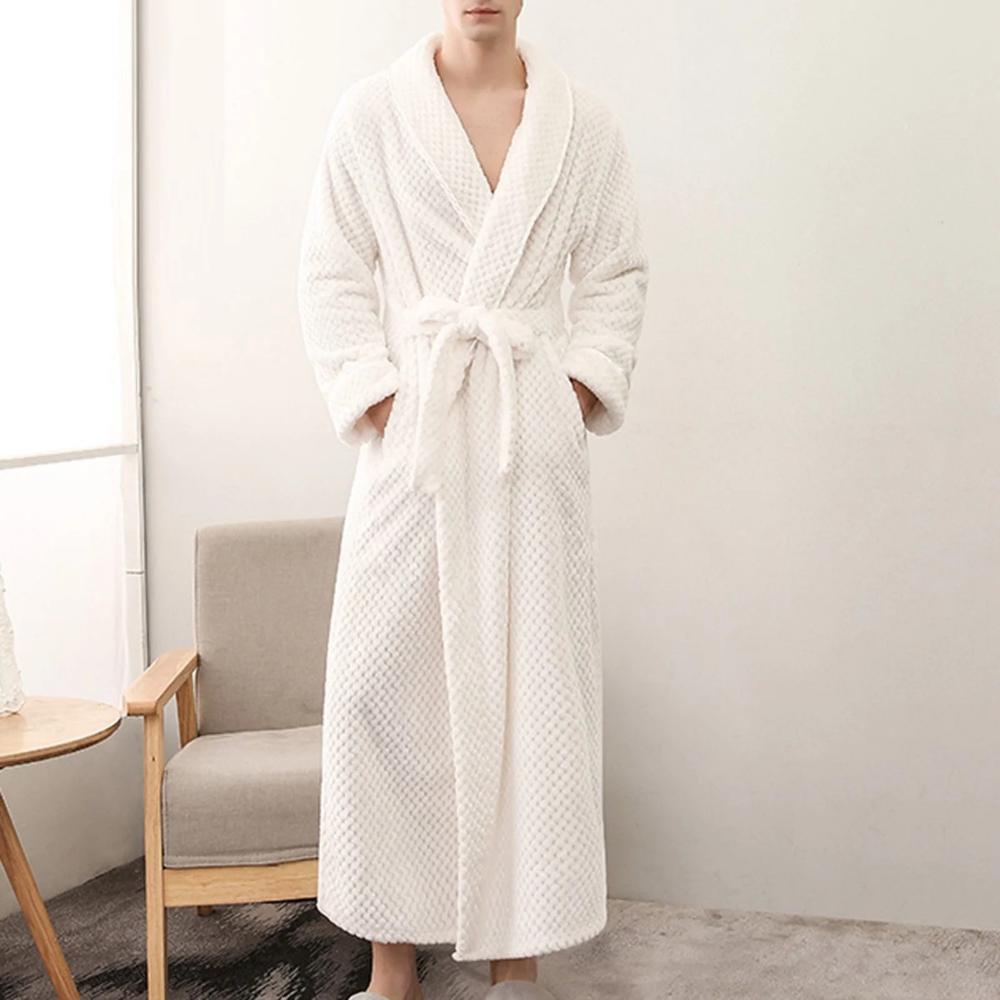 Fleece Bathrobe with Soft, Breathable Comfort and Deep Pockets