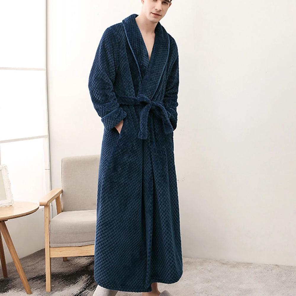 Fleece Bathrobe with Soft, Breathable Comfort and Deep Pockets