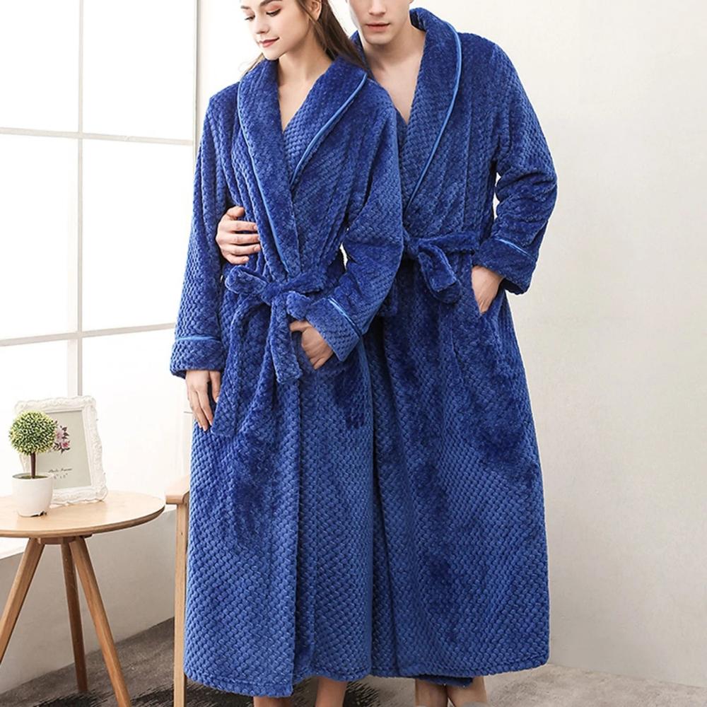 Fleece Bathrobe with Soft, Breathable Comfort and Deep Pockets