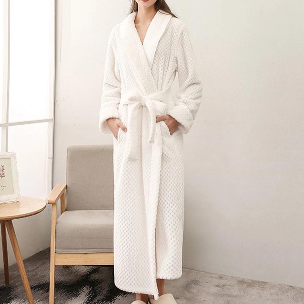 Fleece Bathrobe with Soft, Breathable Comfort and Deep Pockets