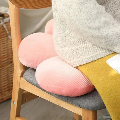 Flower-Shaped Polyester Cushion for Stylish Home Decor