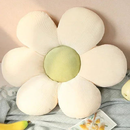 Flower-Shaped Polyester Cushion for Stylish Home Decor
