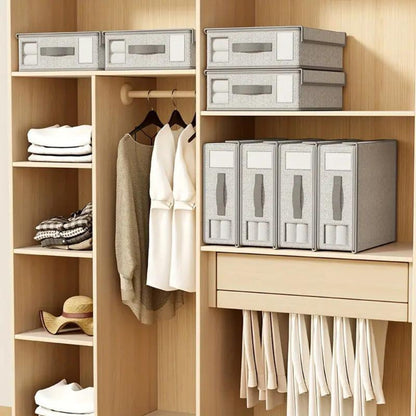 Foldable Bedding Storage Organiser for Neat Linen Storage