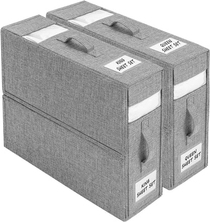 Foldable Bedding Storage Organiser for Neat Linen Storage