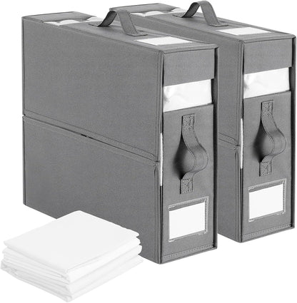 Foldable Bedding Storage Organiser for Neat Linen Storage