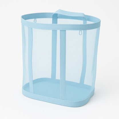Foldable Mesh Laundry Hamper with Hanging Loop for Bedroom, Bathroom and Laundry Room