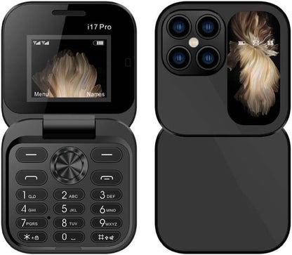 Foldable Mini Phone with Dual SIM, Micro-SD Slot, Camera and FM Radio