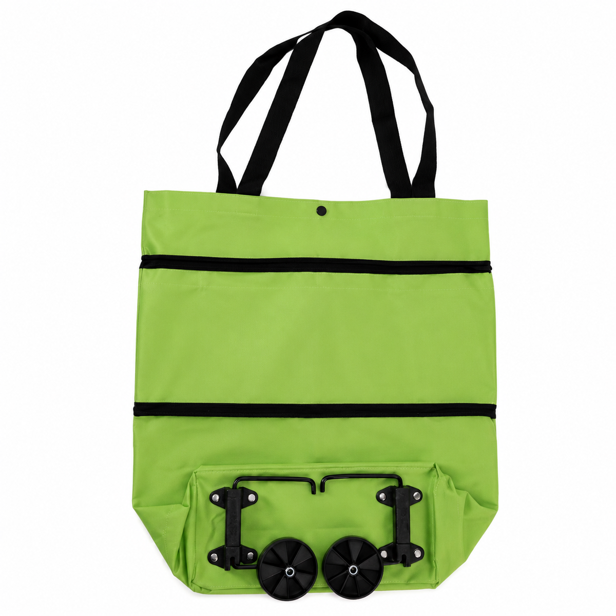 Foldable Wheeled Shopping Hand Cart with Backpack Carry Option