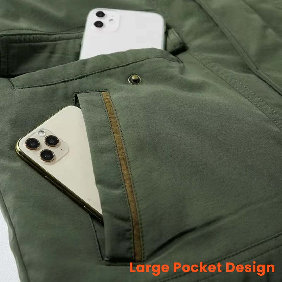 Insulated Outdoor Jacket – Waterproof & Windproof for Autumn & Winter