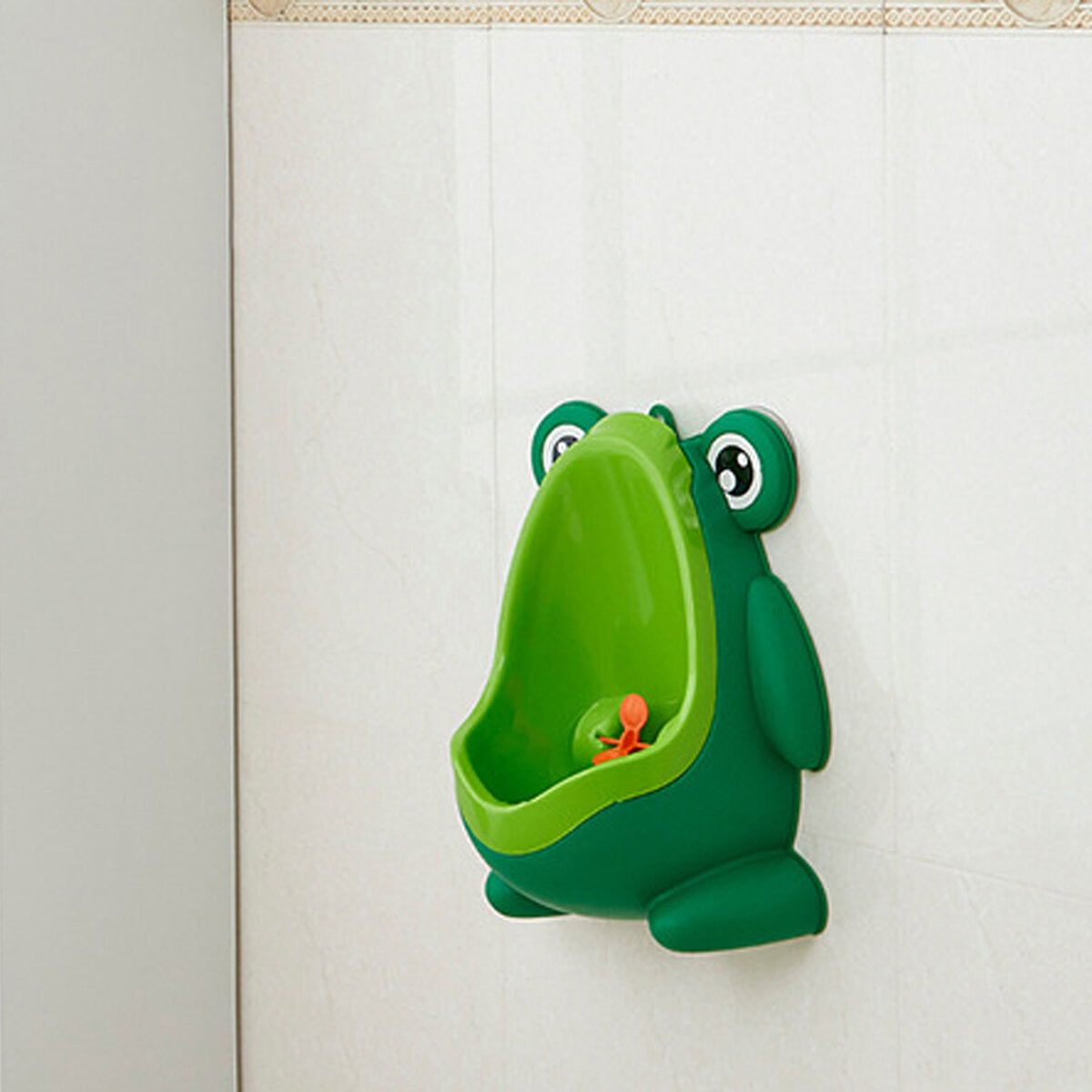 Frog Potty Training Urinal for Boys with Spinning Target