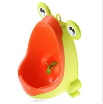 Frog Potty Training Urinal for Boys with Spinning Target