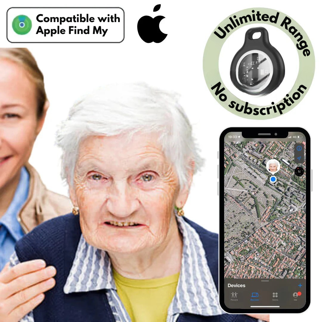 GPS Tracker for Seniors with Waterproof Design and Long Battery Life