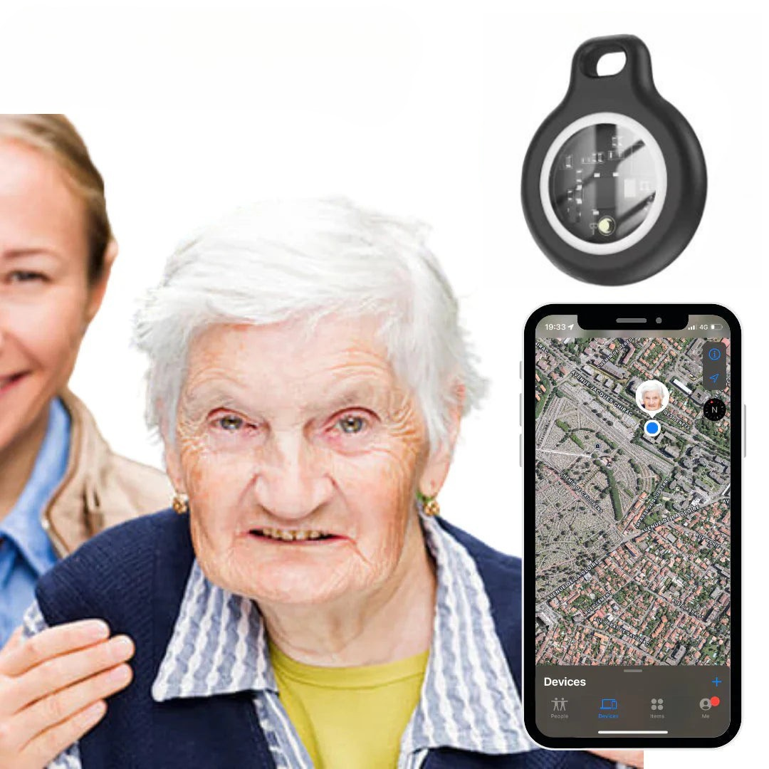 GPS Tracker for Seniors with Waterproof Design and Long Battery Life