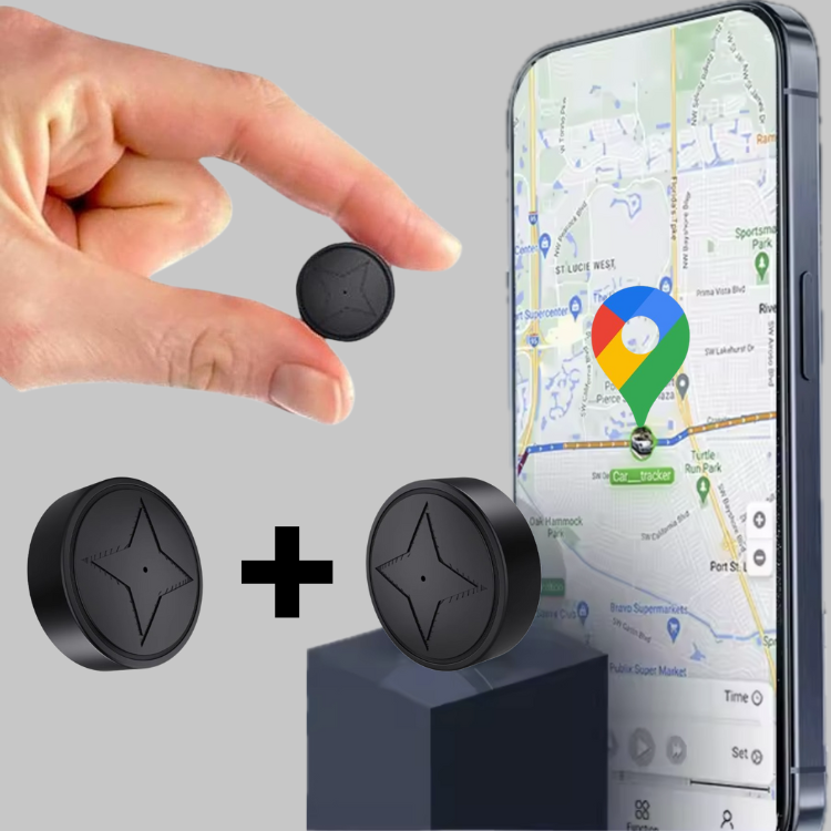 GPS Vehicle Tracker with Real-Time Location Monitoring and Magnetic Mount
