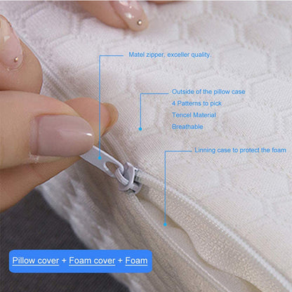 Gel-Infused Shoulder Support Pillow with Arm Pocket for Side Sleepers