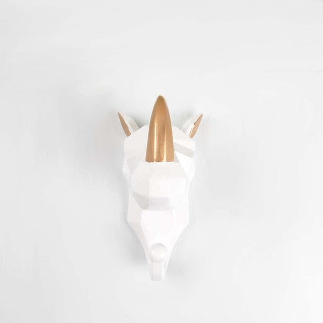 Geometric Animal Wall Hooks for Coats, Bags and Accessories