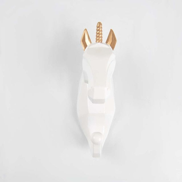 Geometric Animal Wall Hooks for Coats, Bags and Accessories