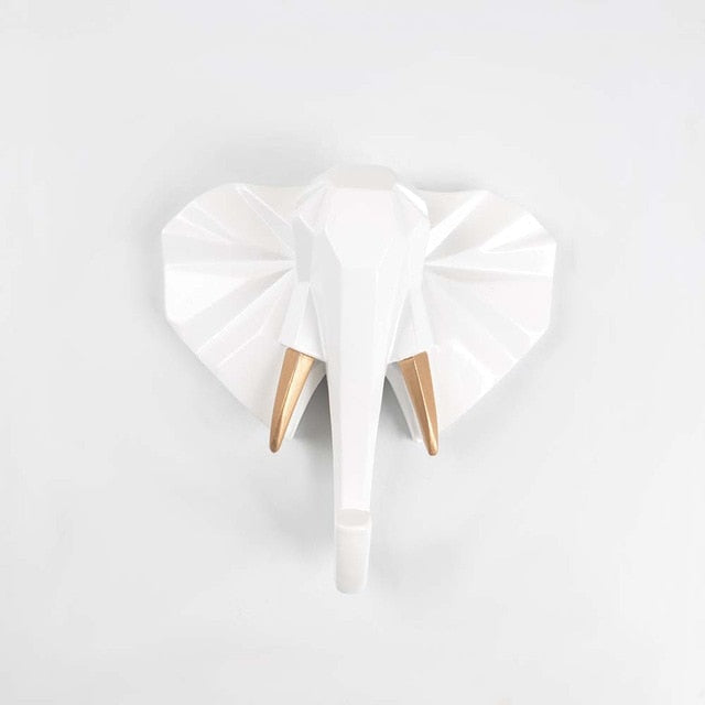 Geometric Animal Wall Hooks for Coats, Bags and Accessories