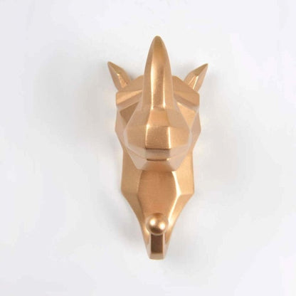 Geometric Animal Wall Hooks for Coats, Bags and Accessories