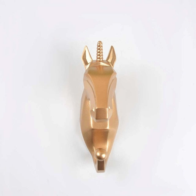 Geometric Animal Wall Hooks for Coats, Bags and Accessories