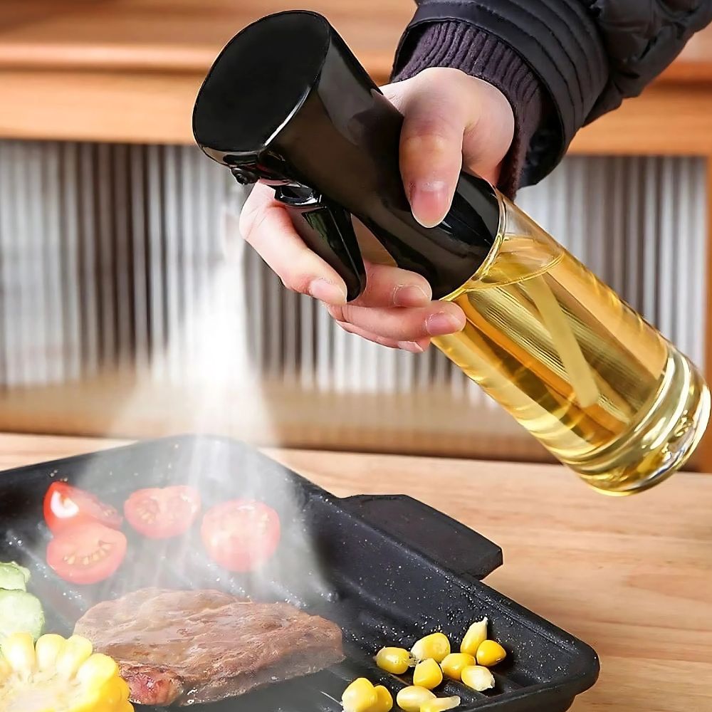 Glass Oil Spray Bottle with Fine Mist Sprayer