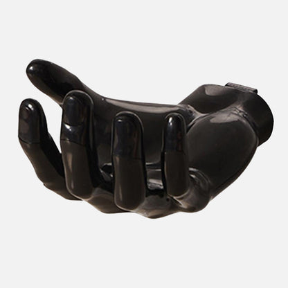 Glossy Polyresin Wall Hook with Solid Pattern