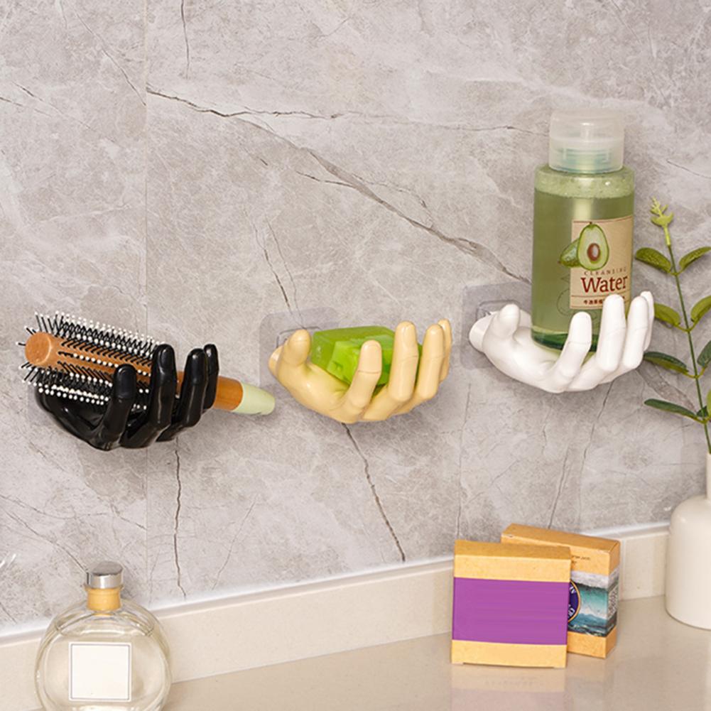 Glossy Polyresin Wall Hook with Solid Pattern